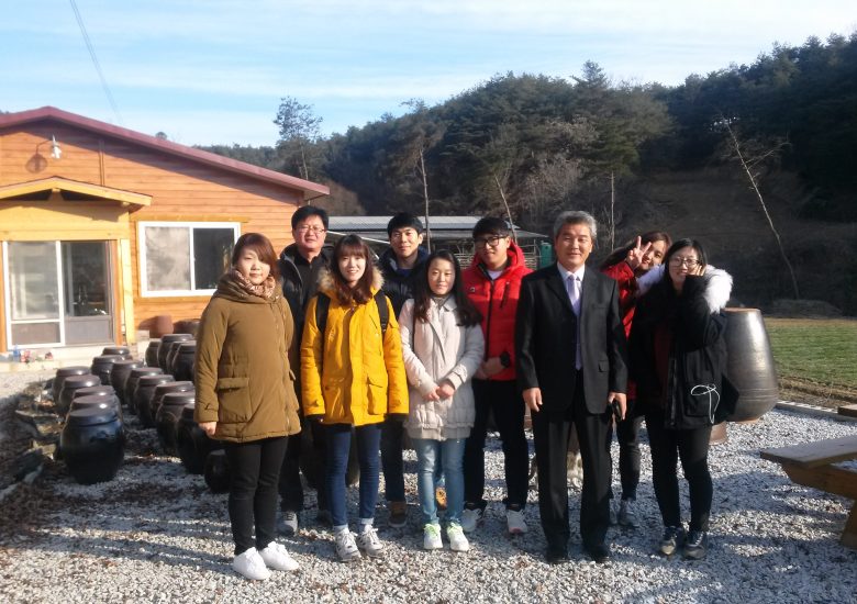 연구실 송년모임-하늘기둥농장 선배님댁